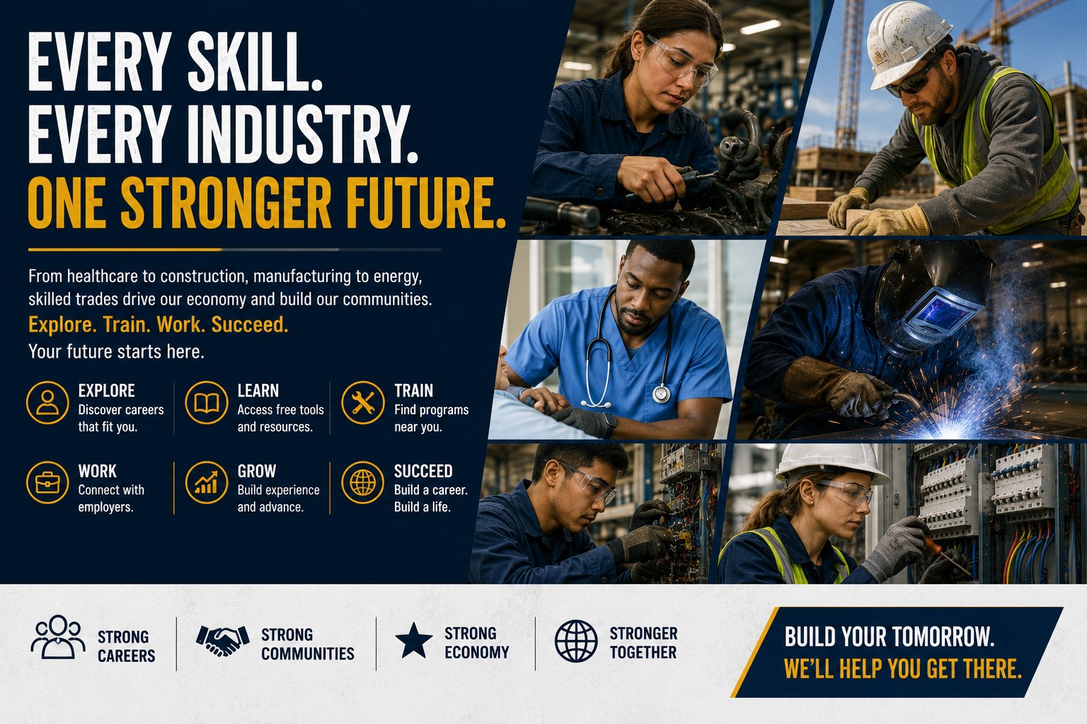 Every Skill Every Industry poster